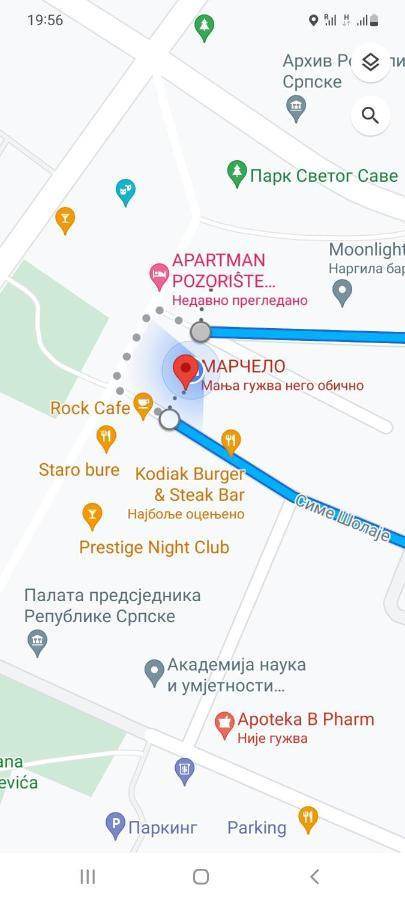 Apartman Pozoriste Penthaus بانيا لوكا المظهر الخارجي الصورة
